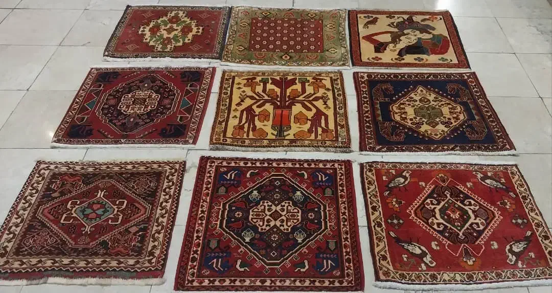 فرش دستبافت پشتی|فرش|شیراز, اصلاحنژاد|دیوار