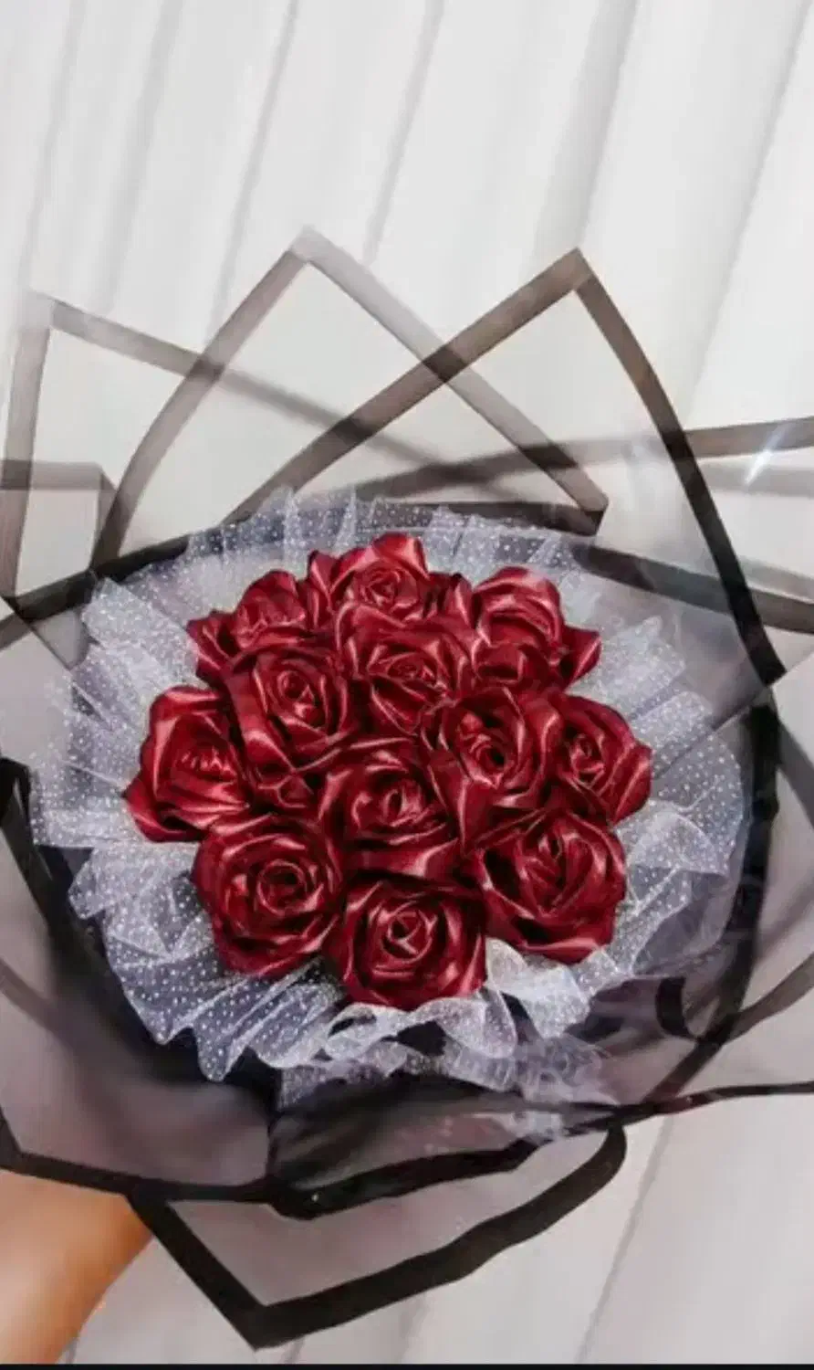 گل رز ربانی زیبا|گل مصنوعی|سمنان, |دیوار