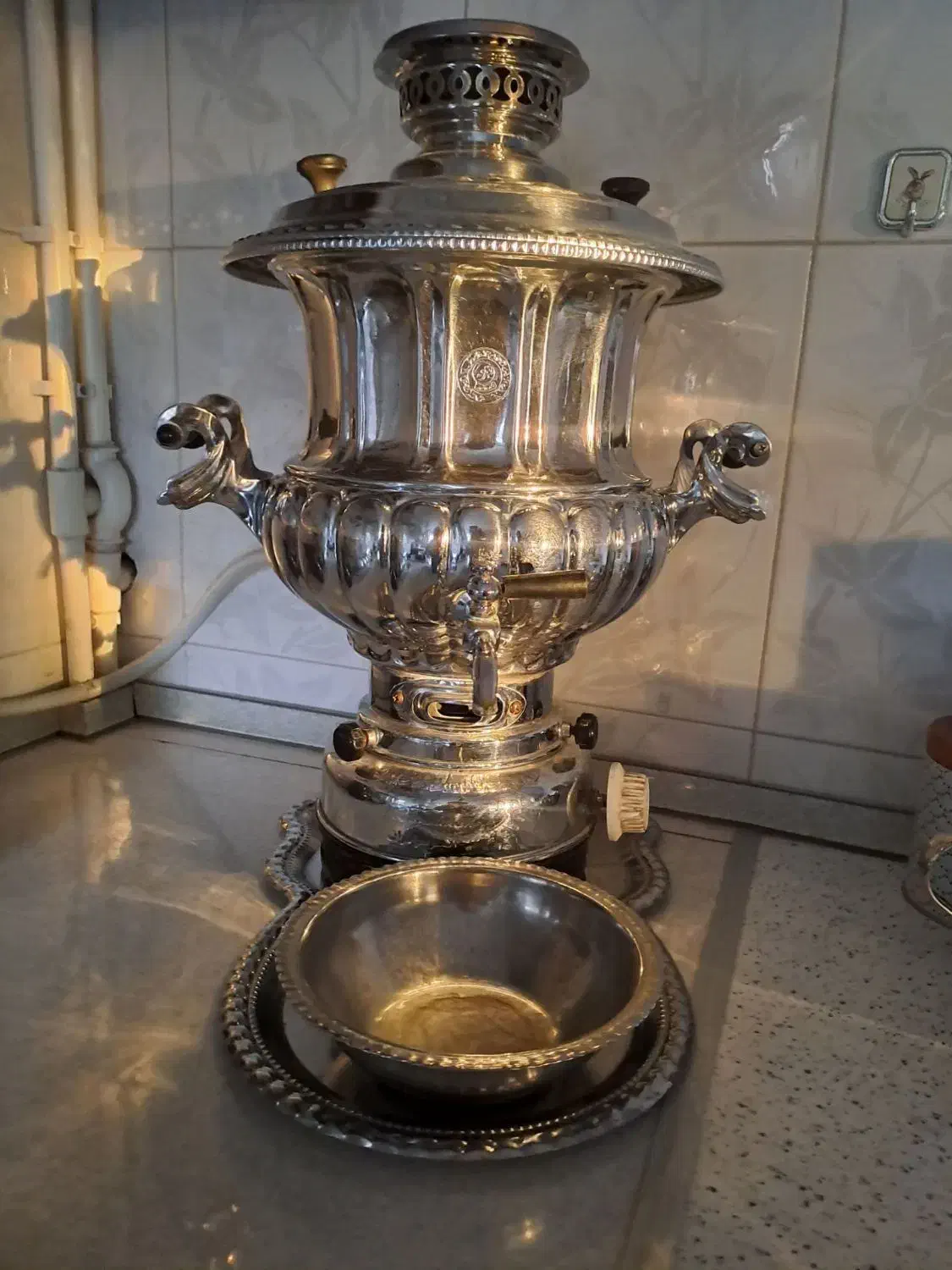 سماور گازی|سماور، چای‌ساز، قهوه‌ساز|بهار, |دیوار