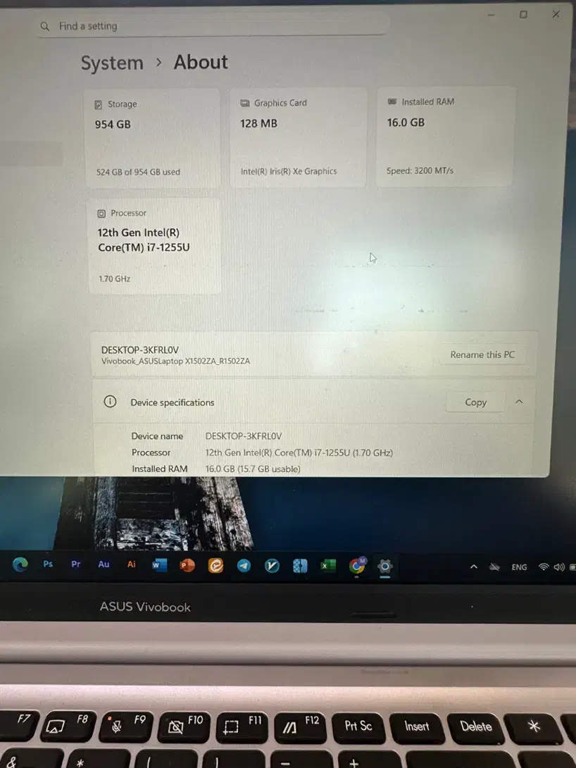لپ تاپ ایسوس X1502ZA|رایانه همراه|قم, حاج خلیل|دیوار