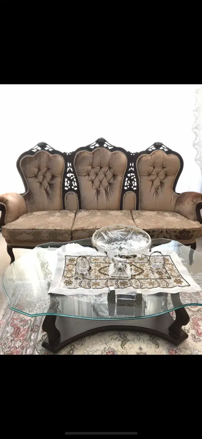 سرویس مبلمان  استیل مدل امریکایی|مبلمان خانگی و میز عسلی|کوهسار (البرز), |دیوار