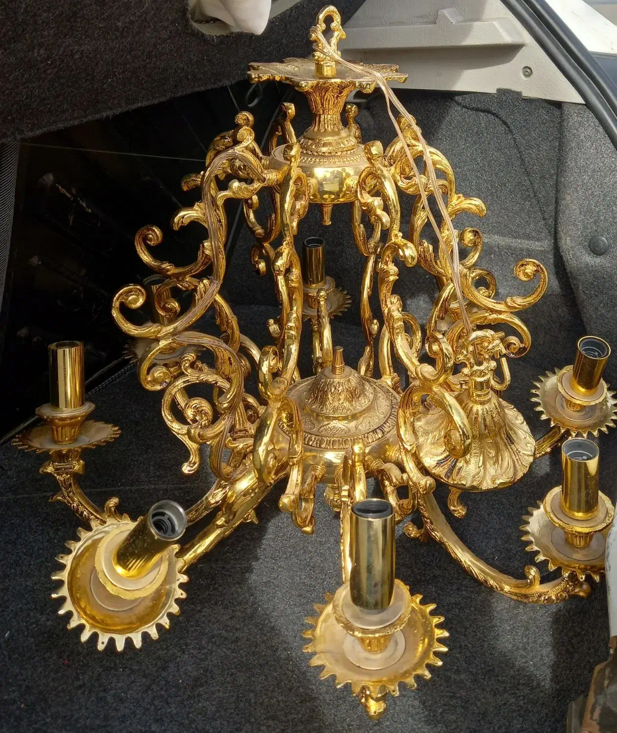 لوستر ۸ شاخه|لوستر و چراغ آویز|مشهد, کوثر|دیوار