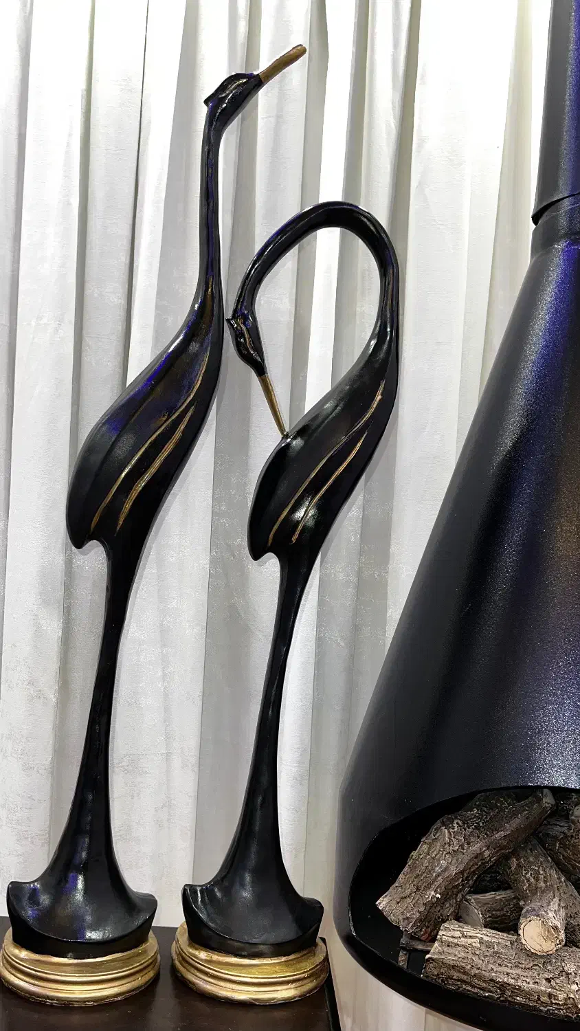 یک جفت مجسمه|مجسمه، تندیس، ماکت|یزد, |دیوار