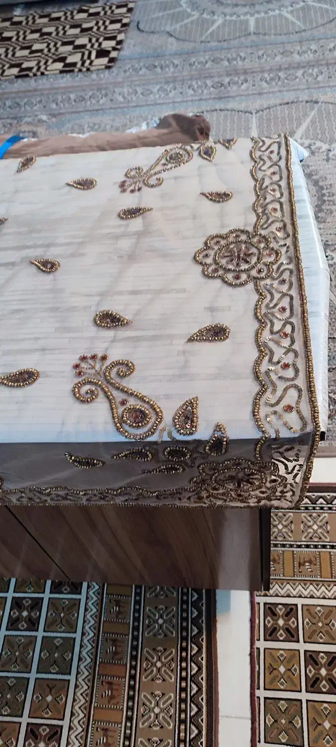 رومیزی ملیله|پرده، رانر، رومیزی|خمینیشهر, |دیوار