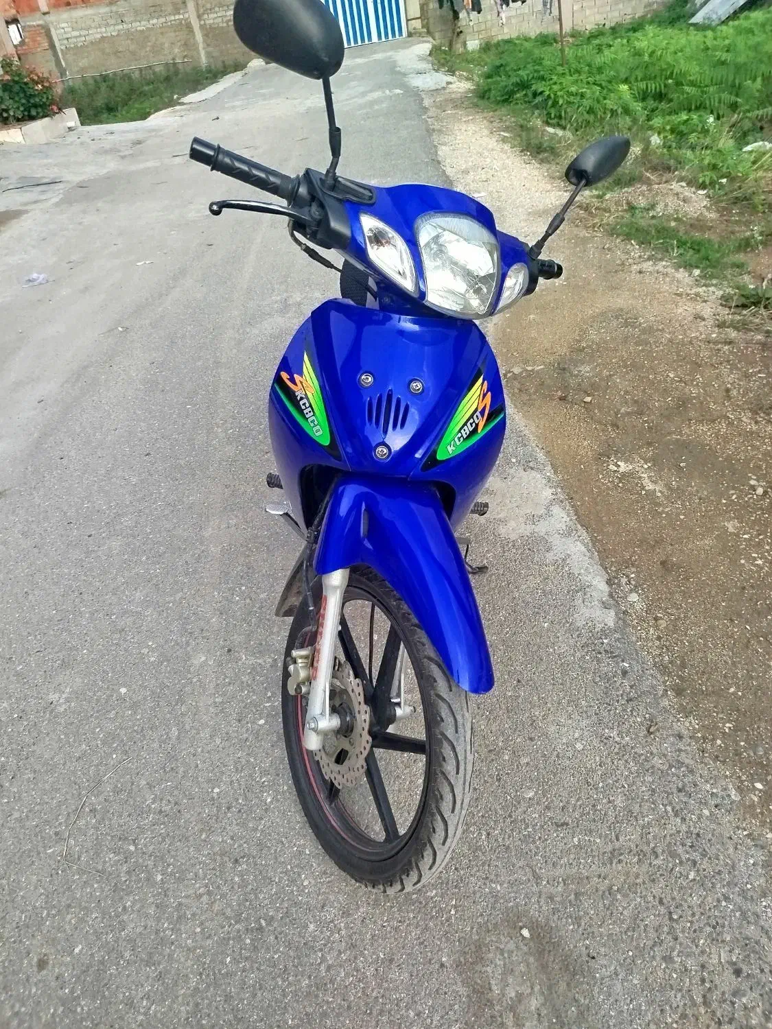 بیکلاج آبی 98 تمیز|موتورسیکلت|ساری, |دیوار