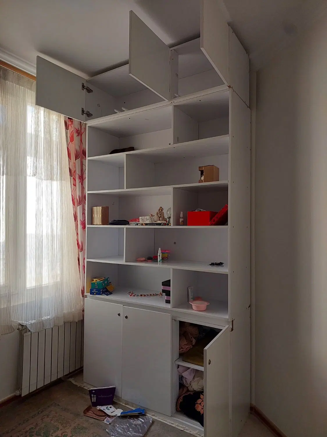 کمد و کتابخونه ام دی اف بهترین جنس|کتابخانه، شلف، قفسههای دیواری|تهران, اباذر|دیوار