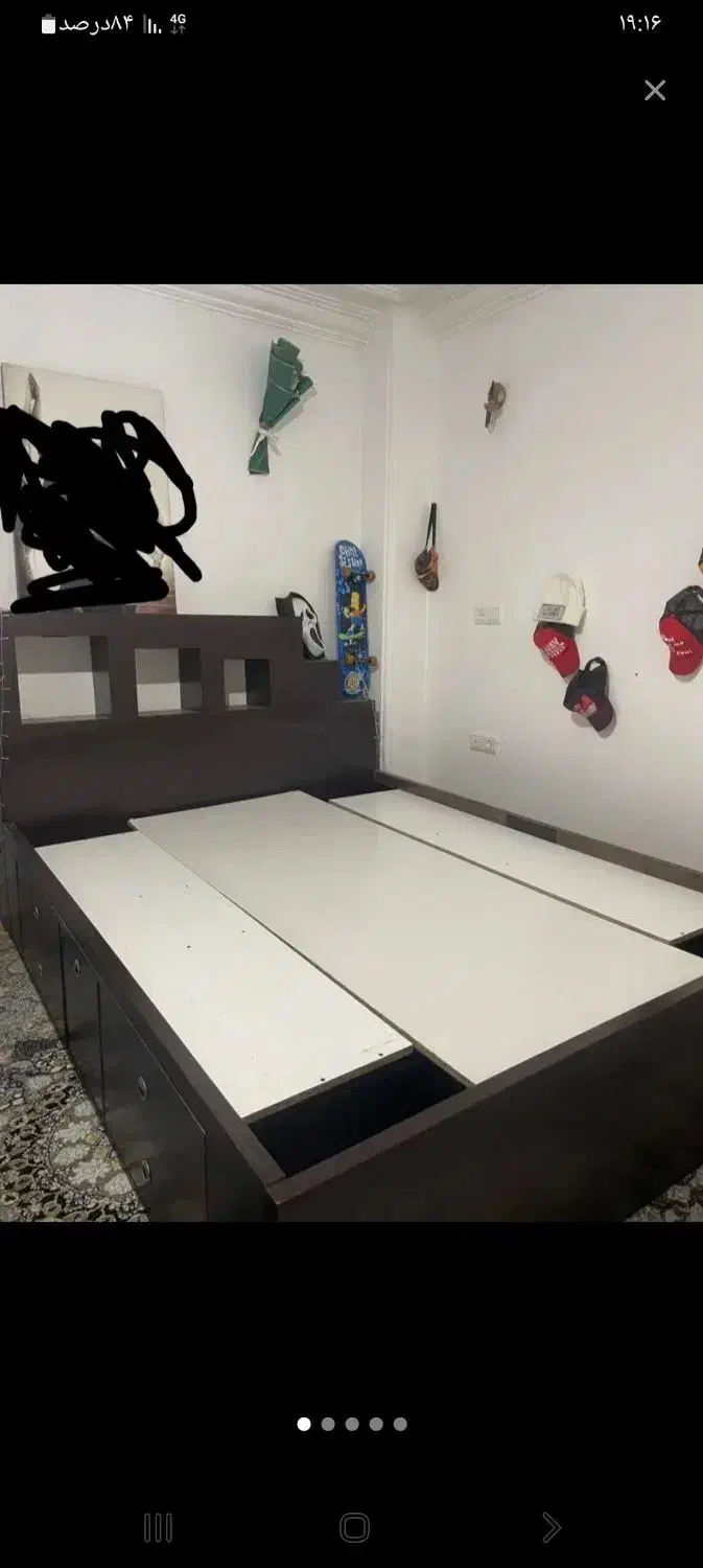 تخت خواب ۲ نفره|تخت و سرویس خواب|شاهرود, |دیوار