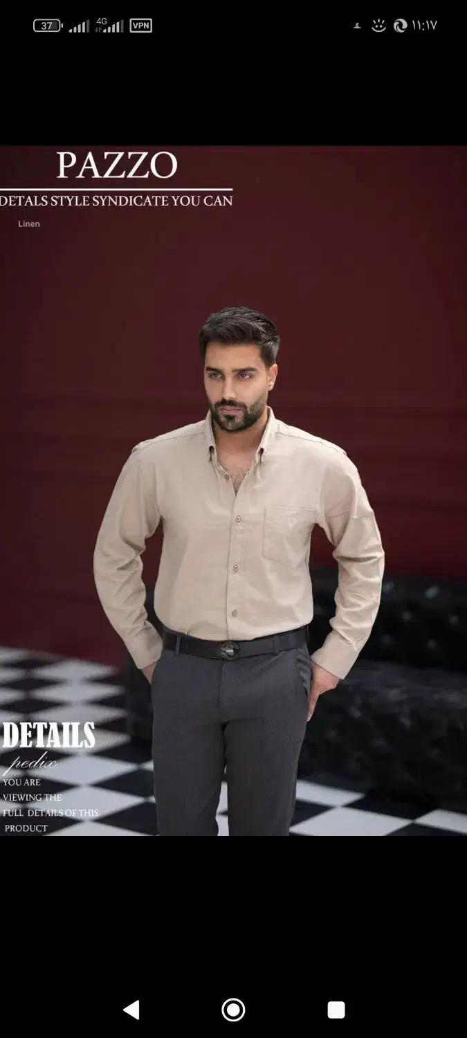 پیراهن رگولار لنین گرم بالا. پازو،،اردلان بیرانوند|لباس|خرم‌آباد, |دیوار