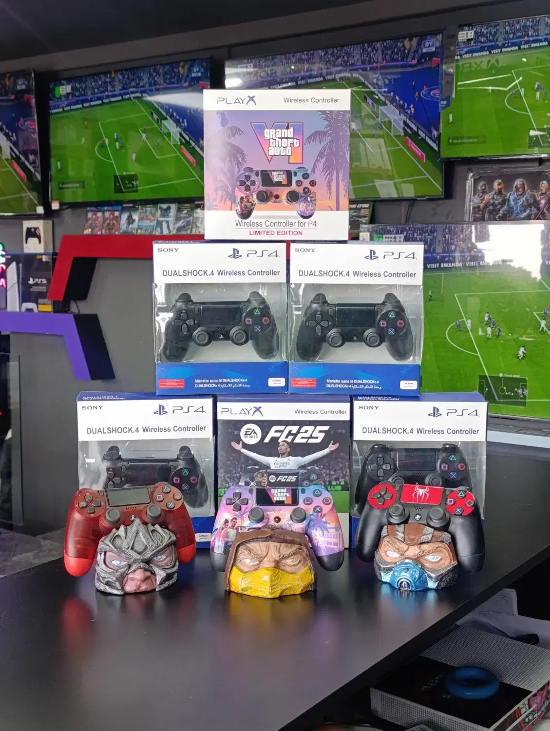 دسته PS4 اورجینال و در انواع رنگ‌بندی|کنسول، بازی ویدئویی و آنلاین|کرج, عظیمیه|دیوار
