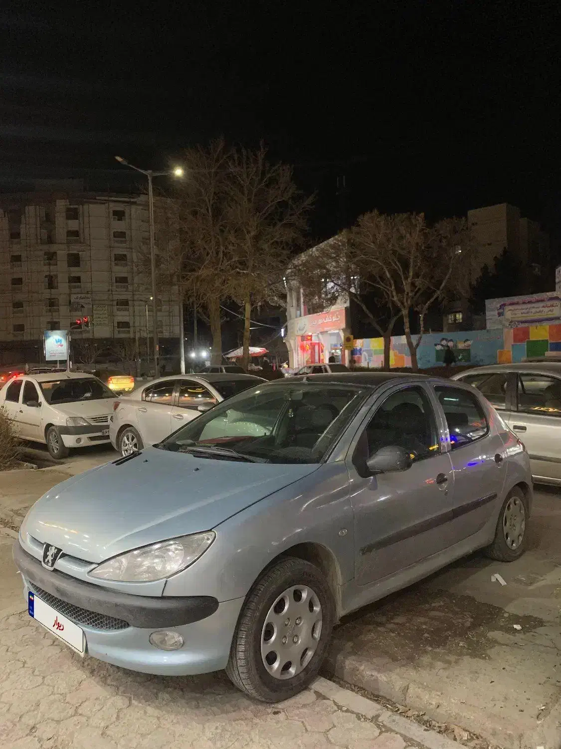 206 تیپ 2 مدل 82 نقره آبی|خودرو سواری و وانت|بجنورد, |دیوار