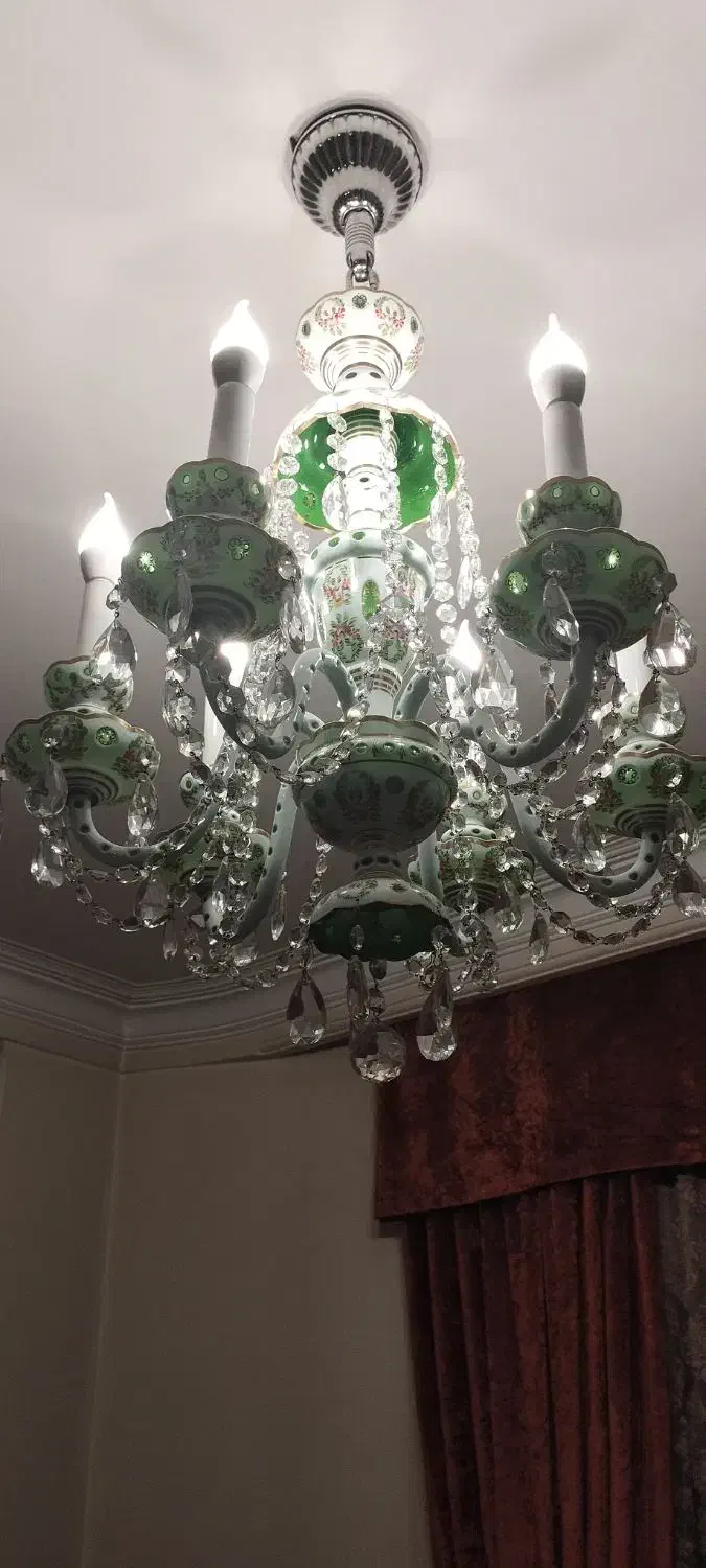 لوستر چک انتیک ست کامل|لوستر و چراغ آویز|تهران, جماران (نیاوران)|دیوار