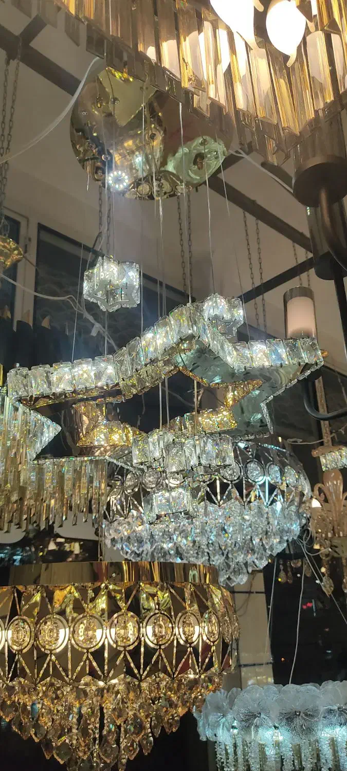 لوستر های ال ای دی جدید سه حالته زیر قیمت|لوستر و چراغ آویز|اهر, |دیوار