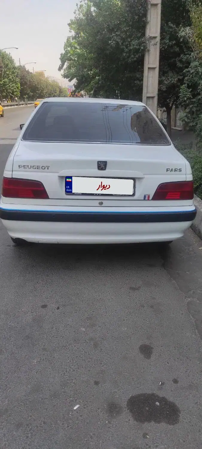 پژو پارس سفید 1402 دریچه سیمی|خودرو سواری و وانت|تهران, مینای شمالی (مخبر)|دیوار