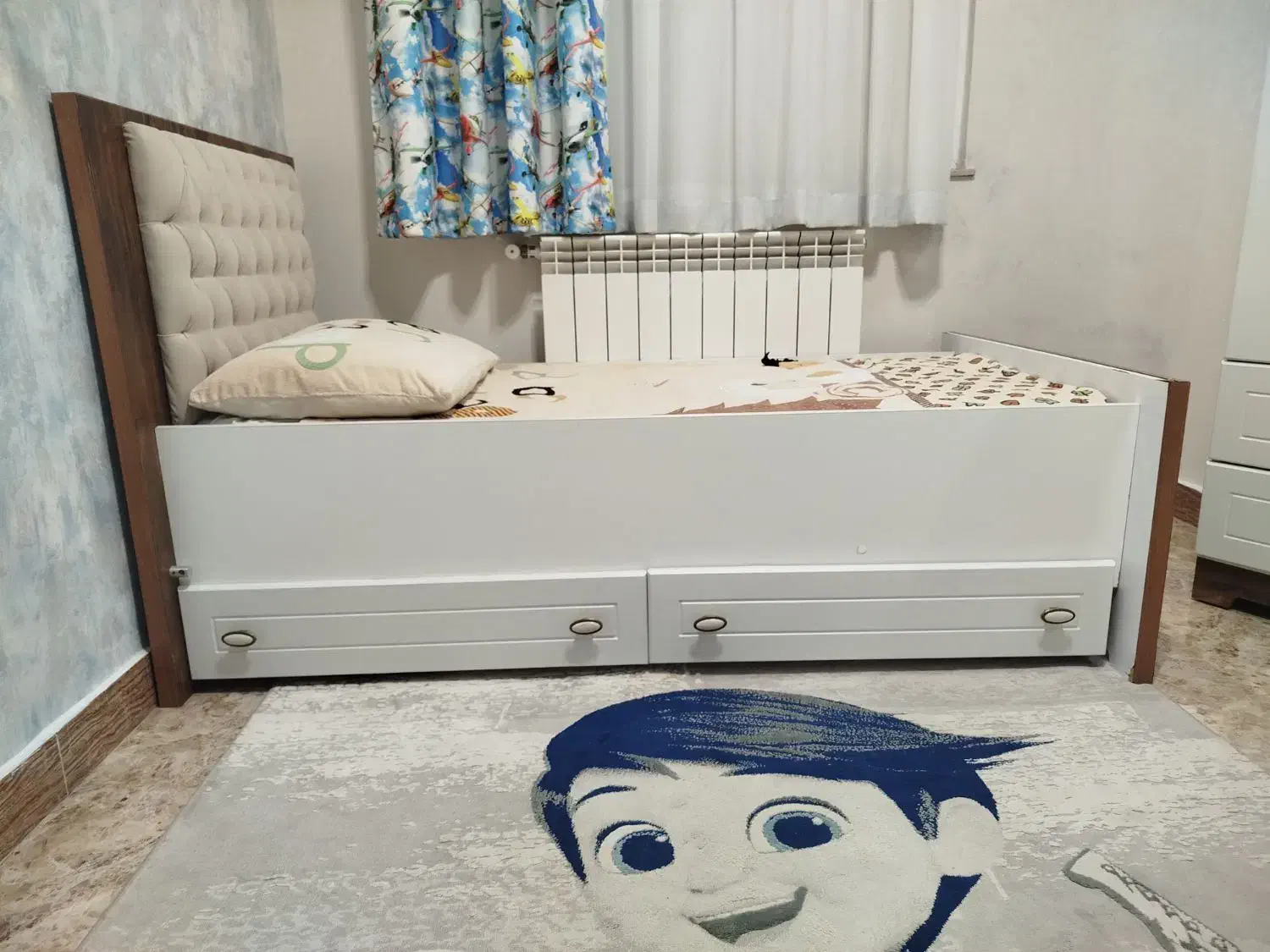 تخت خواب کودک تا ۹ سال|تخت و سرویس خواب|رشت, آب و برق|دیوار