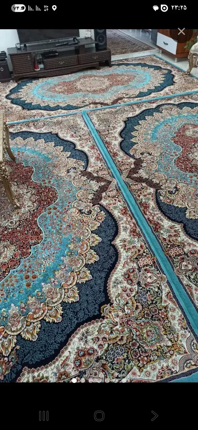 شش تخته فرش ۶ متری ی طرح ی رنگ در حد جهیزیه|فرش|کرج, خرمدشت|دیوار