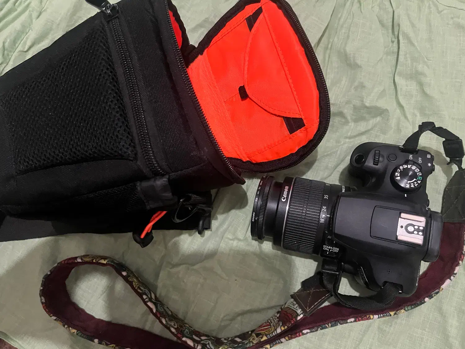 دوربینcanon1300D با لنز 55-18|دوربین عکاسی و فیلمبرداری|تهران, ستارخان|دیوار