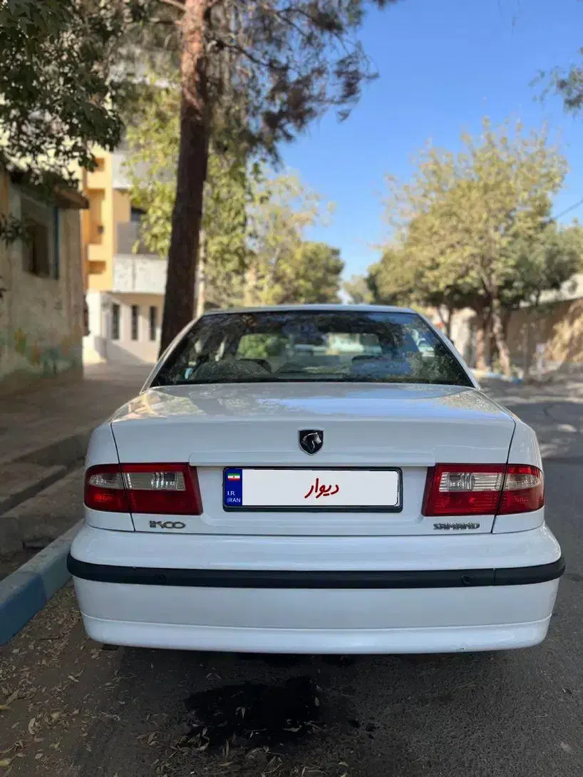 سمند LX ef7 سفید ۱۳۹۸ دوگانه فابریک مخزن بزرگ|خودرو سواری و وانت|شاهین‌شهر, گزبرخوار|دیوار