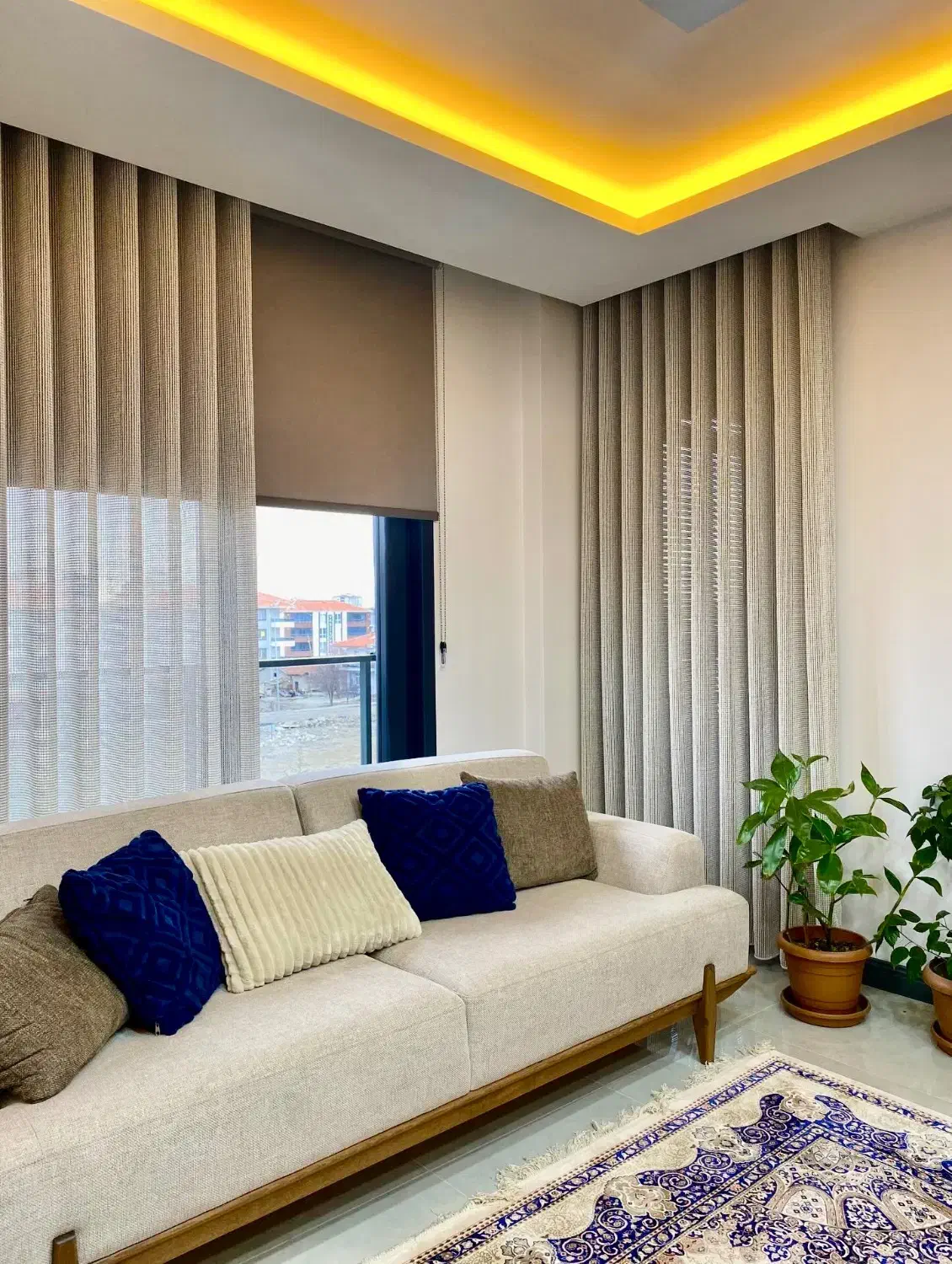 انواع پرده مینیمال ، شید ، پلیسه ، کرکره|پرده، رانر، رومیزی|تهران, هروی|دیوار