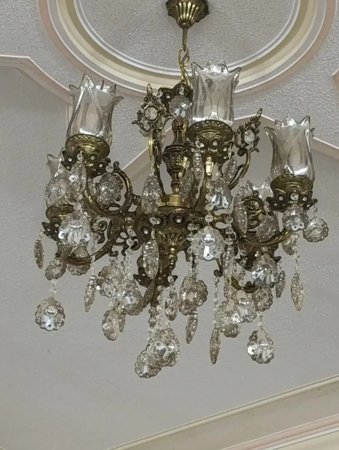 لوستر.|لوستر و چراغ آویز|گلپایگان, |دیوار