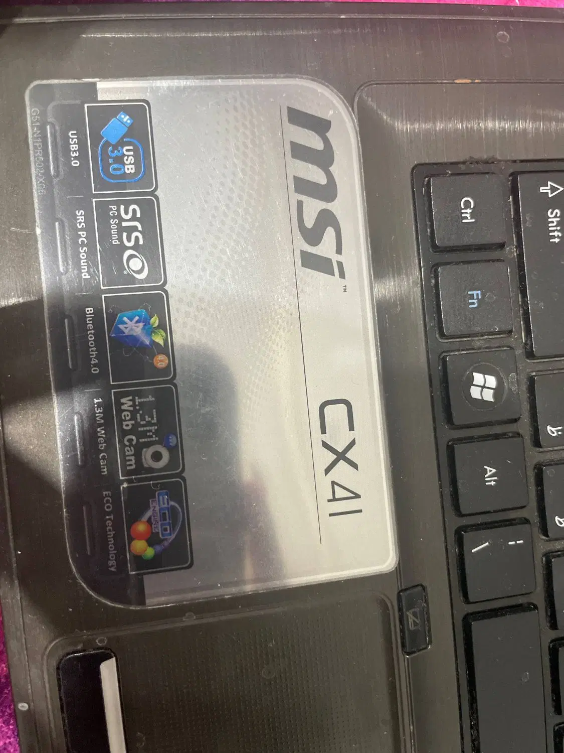 لبتاپ msi cx41|رایانه همراه|تهران, دولتآباد|دیوار