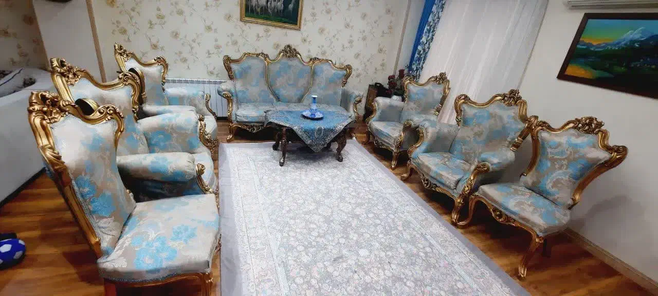 مبل سلطنتی ۹نفره|مبلمان خانگی و میز عسلی|گرگان, |دیوار