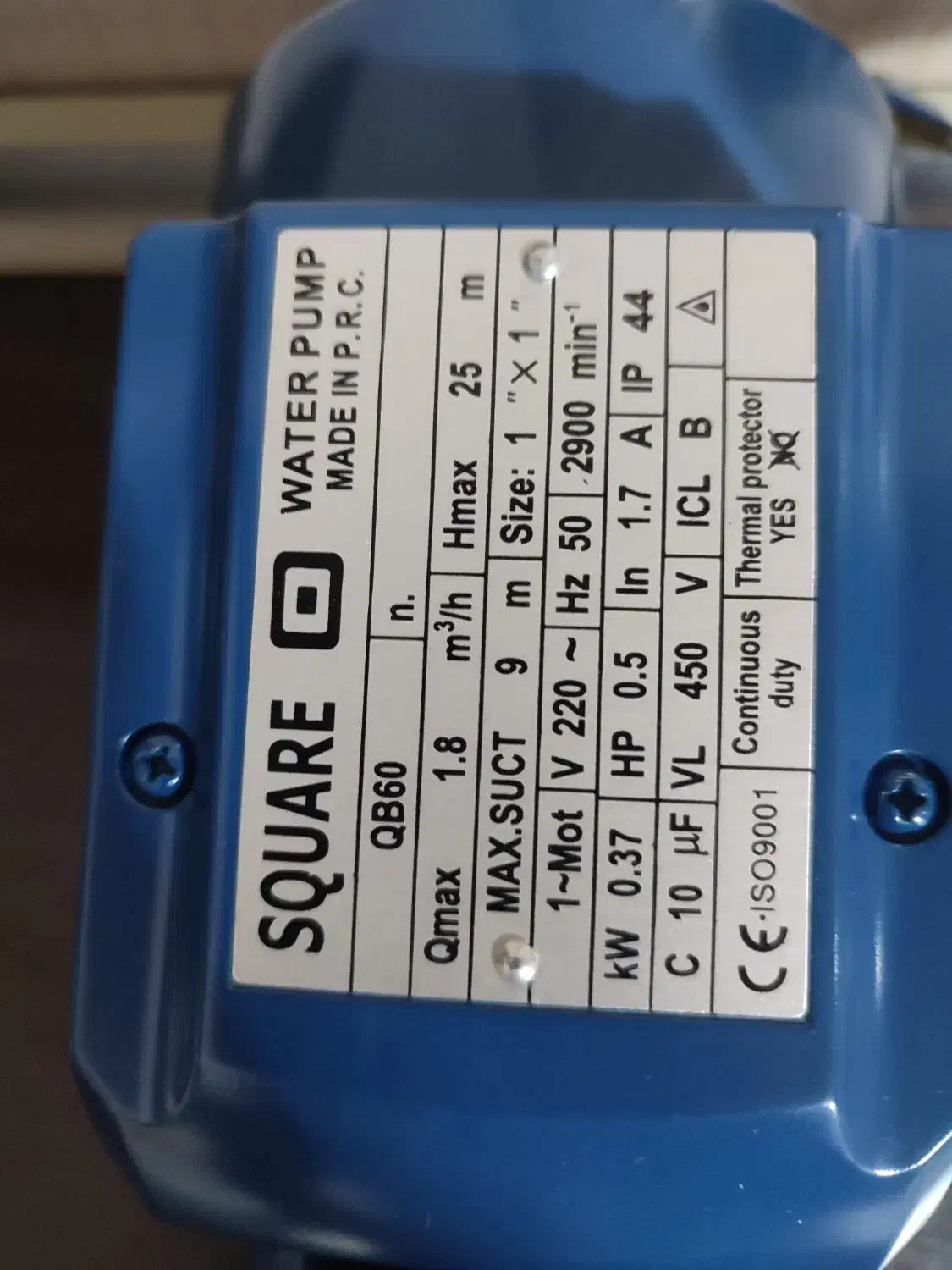 پمپ اب نیم اسب اسکواردی|مصالح و تجهیزات ساختمان|مشهد, جاهد شهر|دیوار