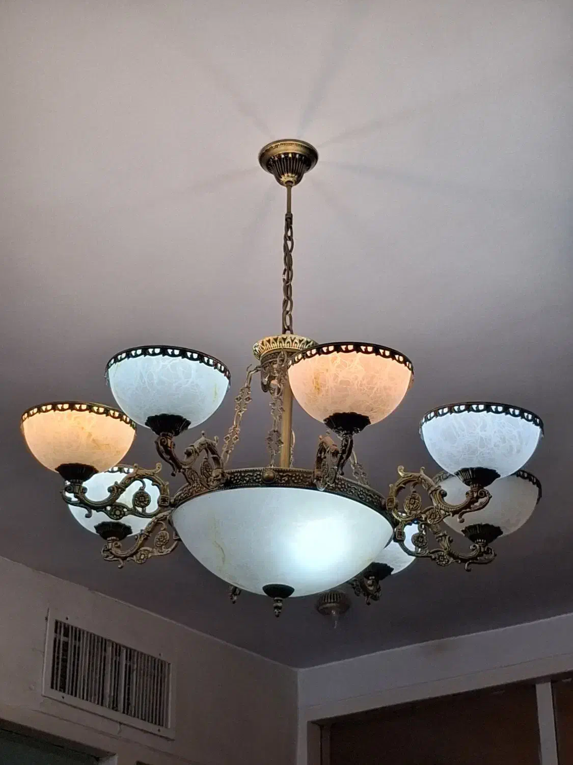 لوستر|لوستر و چراغ آویز|گلپایگان, |دیوار