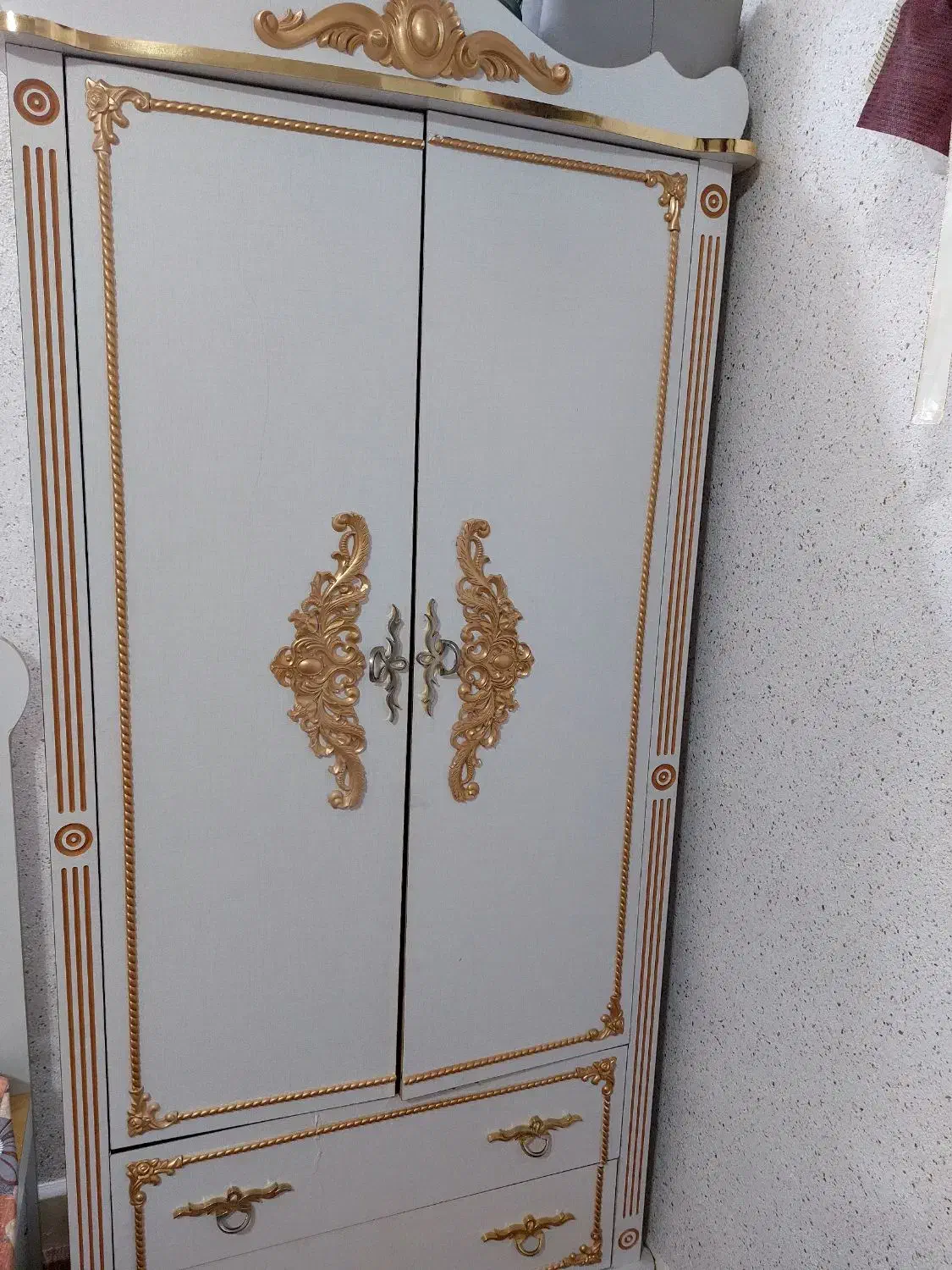 تخت کمد جاکفشی میز آرایش دراور|تخت و سرویس خواب|کبودرآهنگ, |دیوار