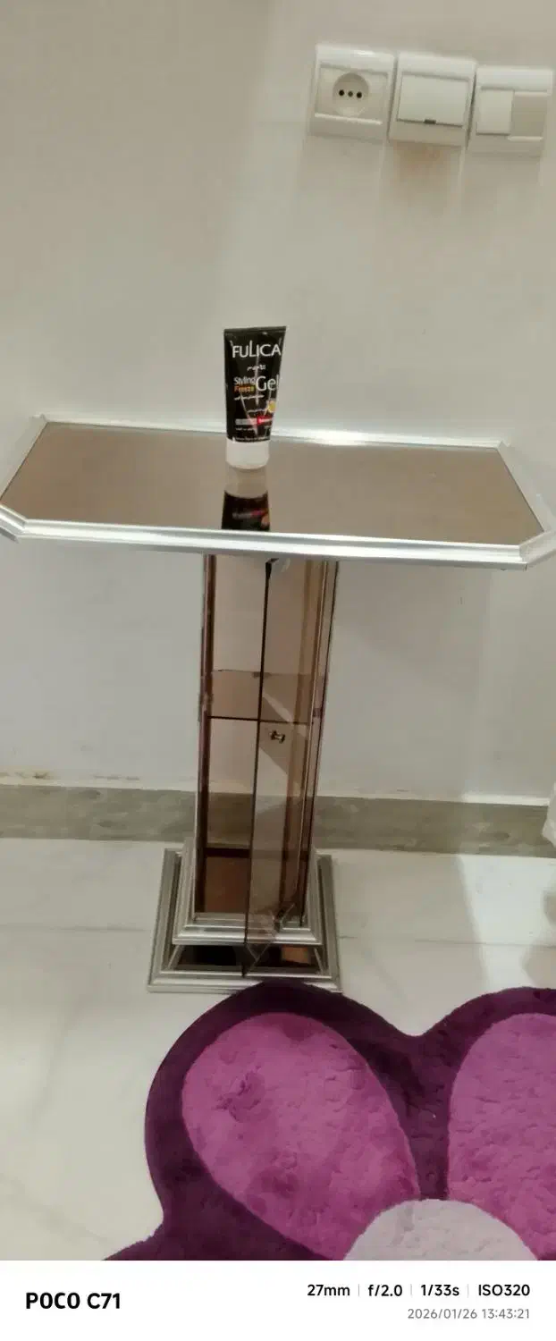 کنسول شیشه ای|بوفه، ویترین، کنسول|سیاهکل, |دیوار