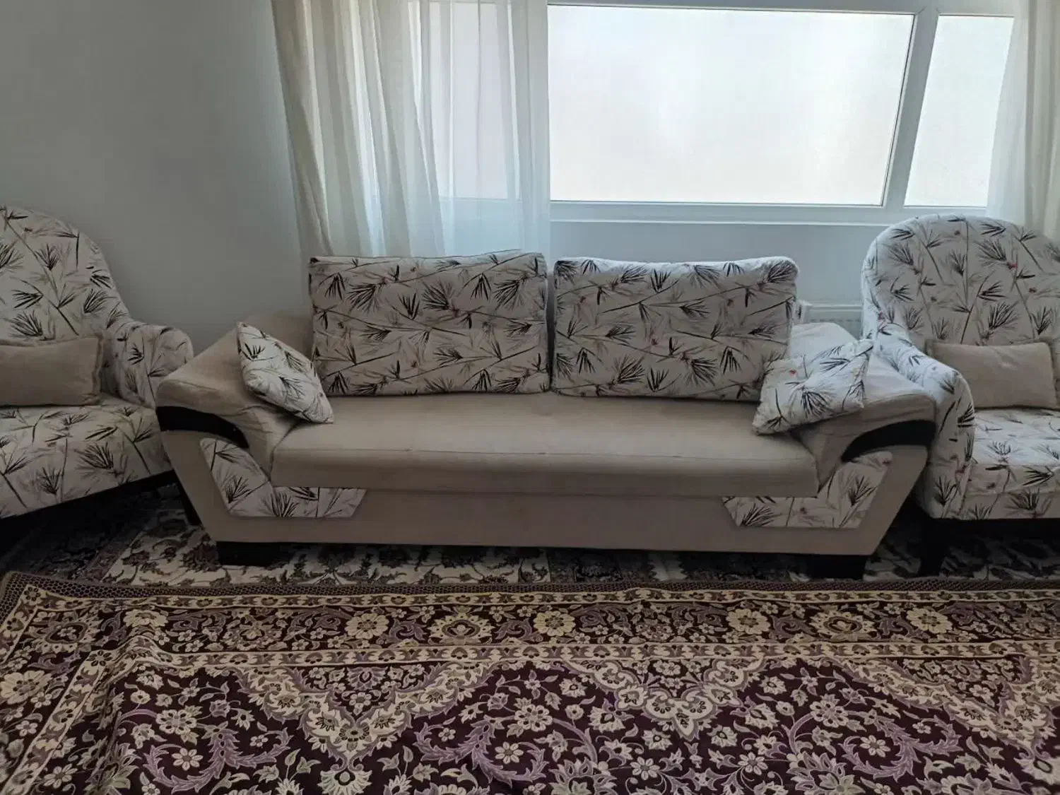 سلام مبل هفت نفره راحتی شرکتی|مبلمان خانگی و میز عسلی|قم, پردیسان|دیوار