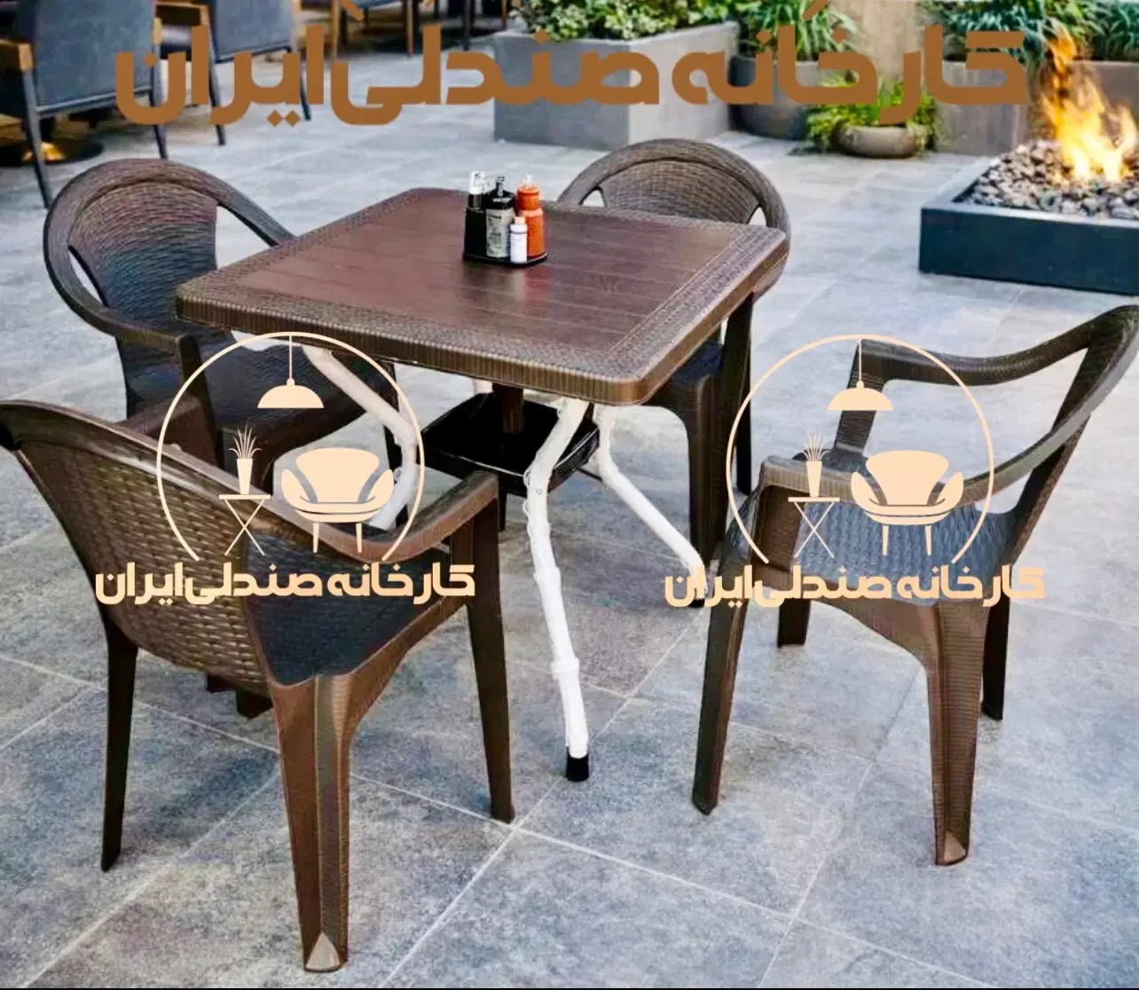 میز و صندلی پلاستیکی مدل یاس غذاخوری مراسم مسجد|میز و صندلی غذاخوری|تهران, میدان ولیعصر|دیوار
