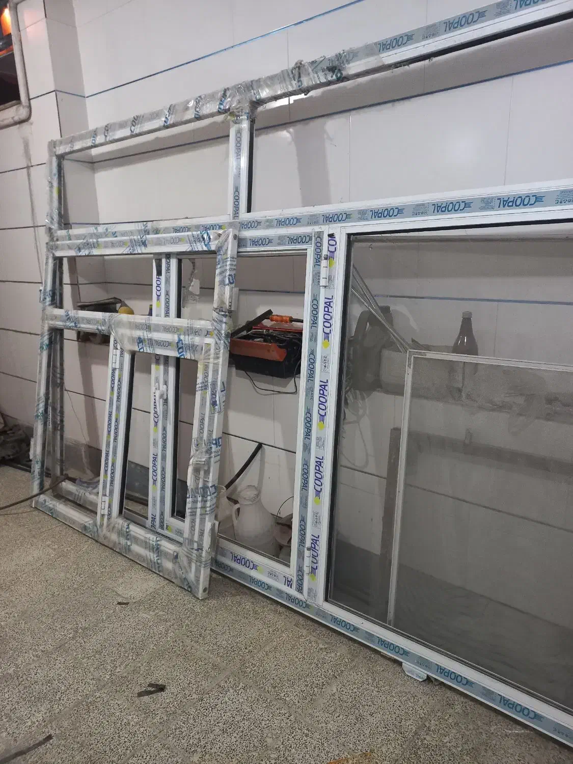 پنجره آلمینیوم دوجداره نو|مصالح و تجهیزات ساختمان|پیر بکران, |دیوار