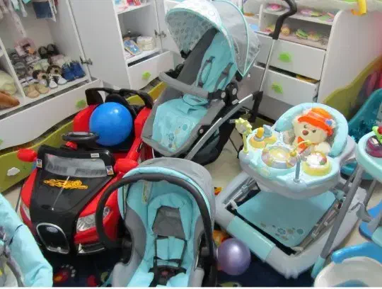 ست کالسکه و کریر کودک|کالسکه و لوازم جانبی|قم, شهرک قدس|دیوار