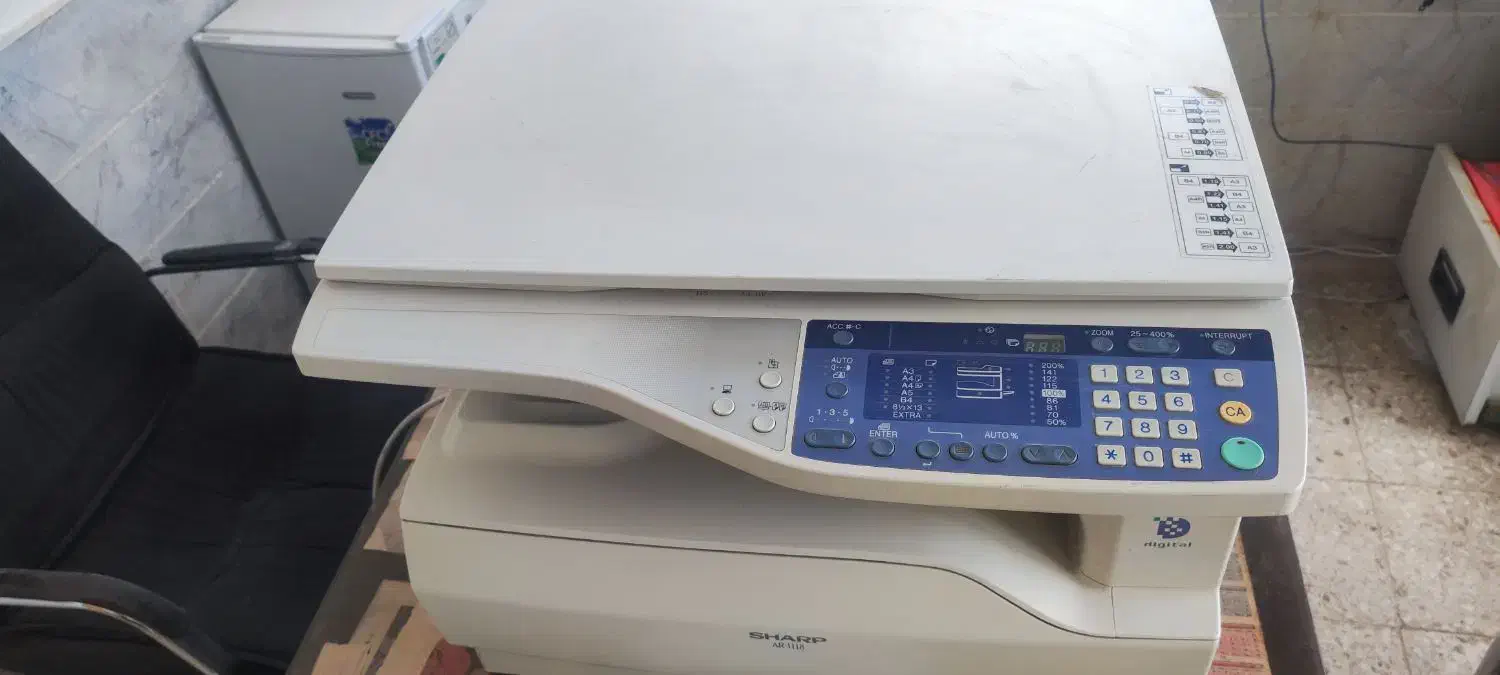 چاپگر شارپ سالم تمیز|پرینتر، اسکنر، کپی، فکس|مه ولات, |دیوار