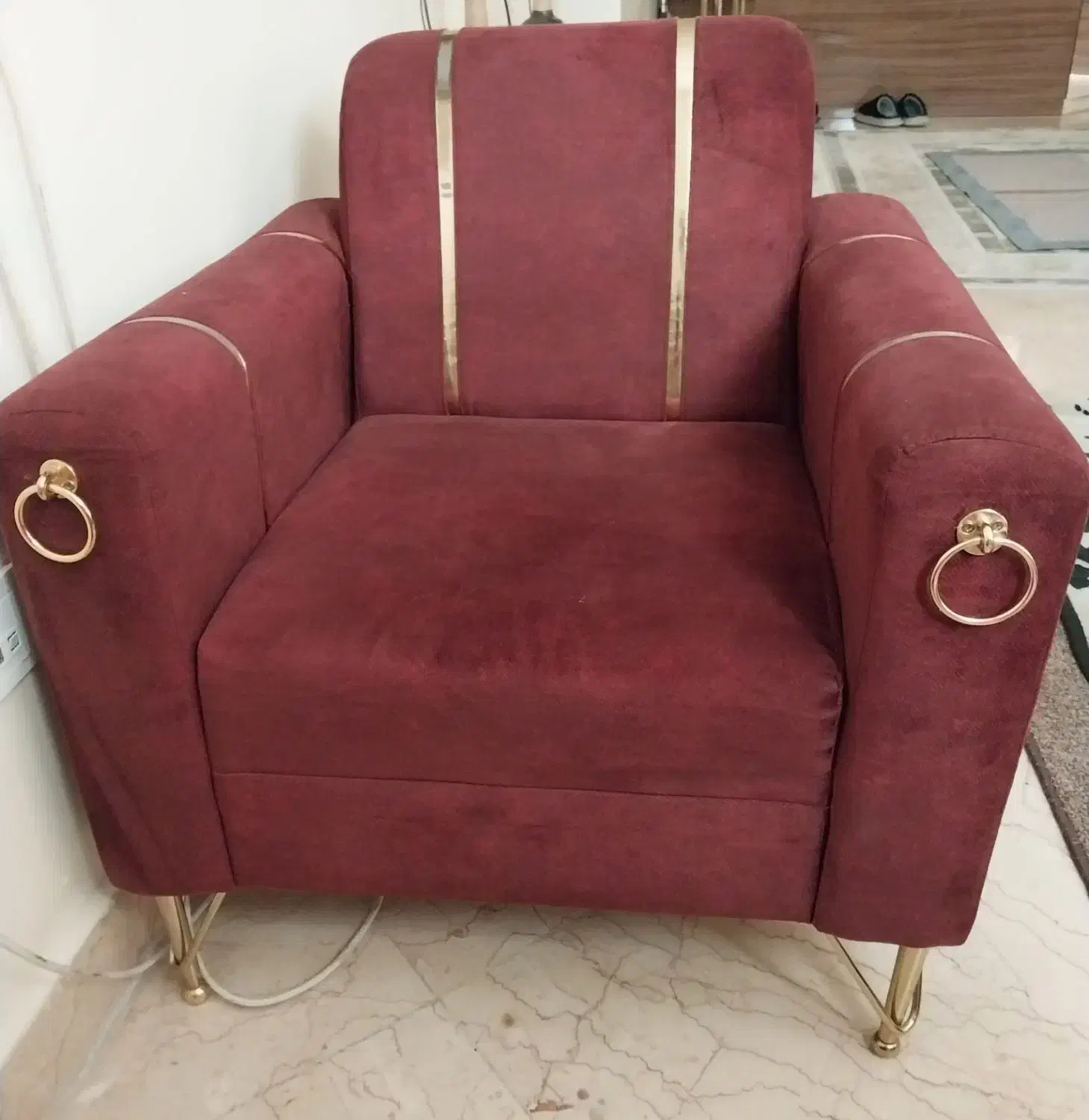 مبل یکنفره سالم|مبلمان خانگی و میز عسلی|تهران, حکیمیه|دیوار