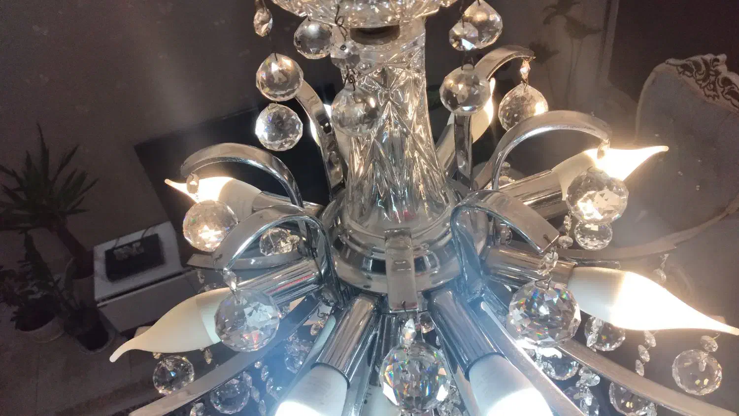 لوستر کریستال|لوستر و چراغ آویز|ری, سرتخت|دیوار