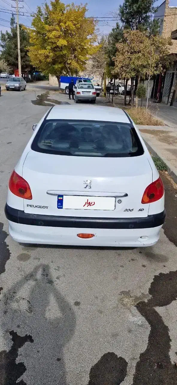 پژو ۲۰۶ sdمدل ۹۵|خودرو سواری و وانت|اقلید, |دیوار