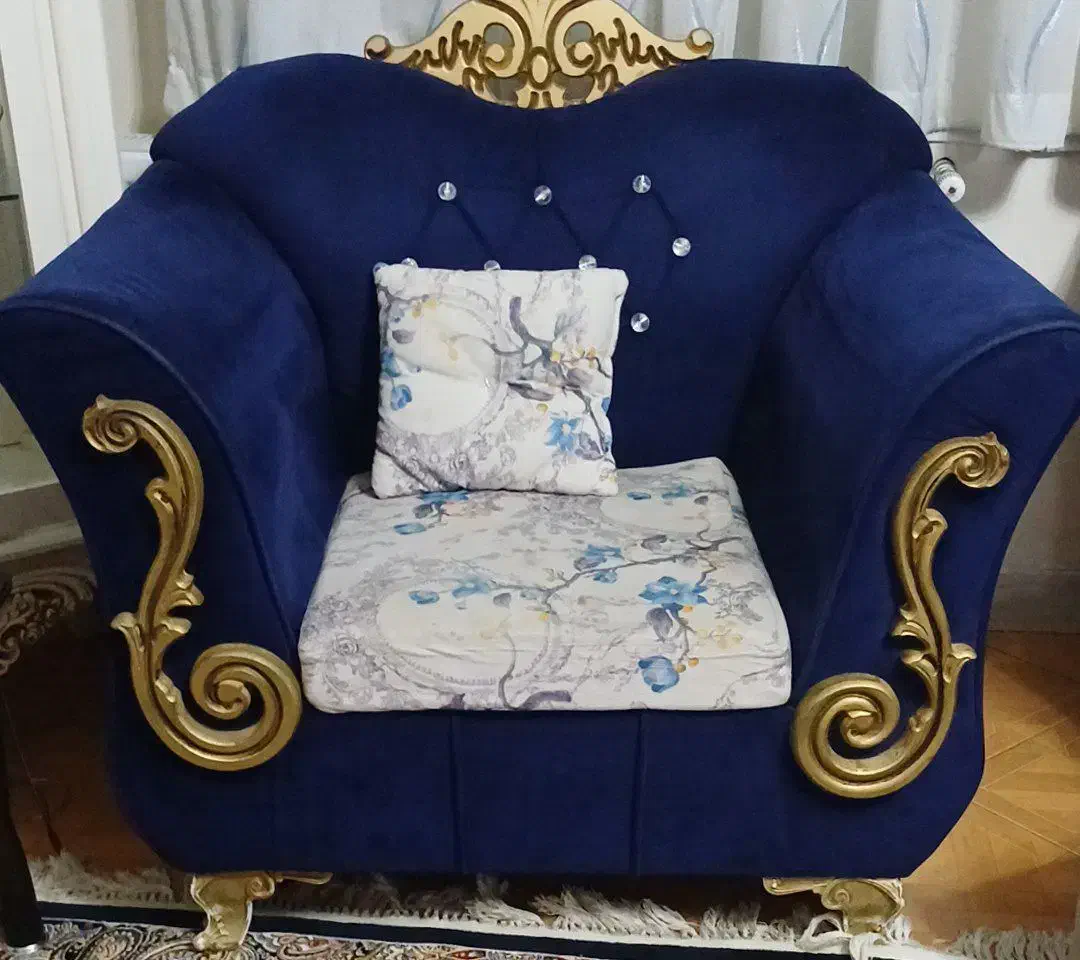 مبل شش نفر. سالم.|مبلمان خانگی و میز عسلی|شهریار, شهرک شاهد|دیوار