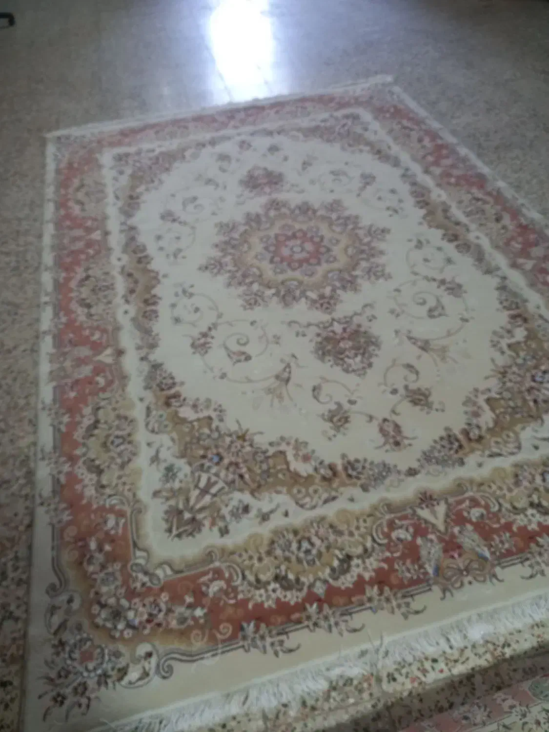 فرش۱۲متری و۹متری کرم|فرش|کوهدشت, |دیوار