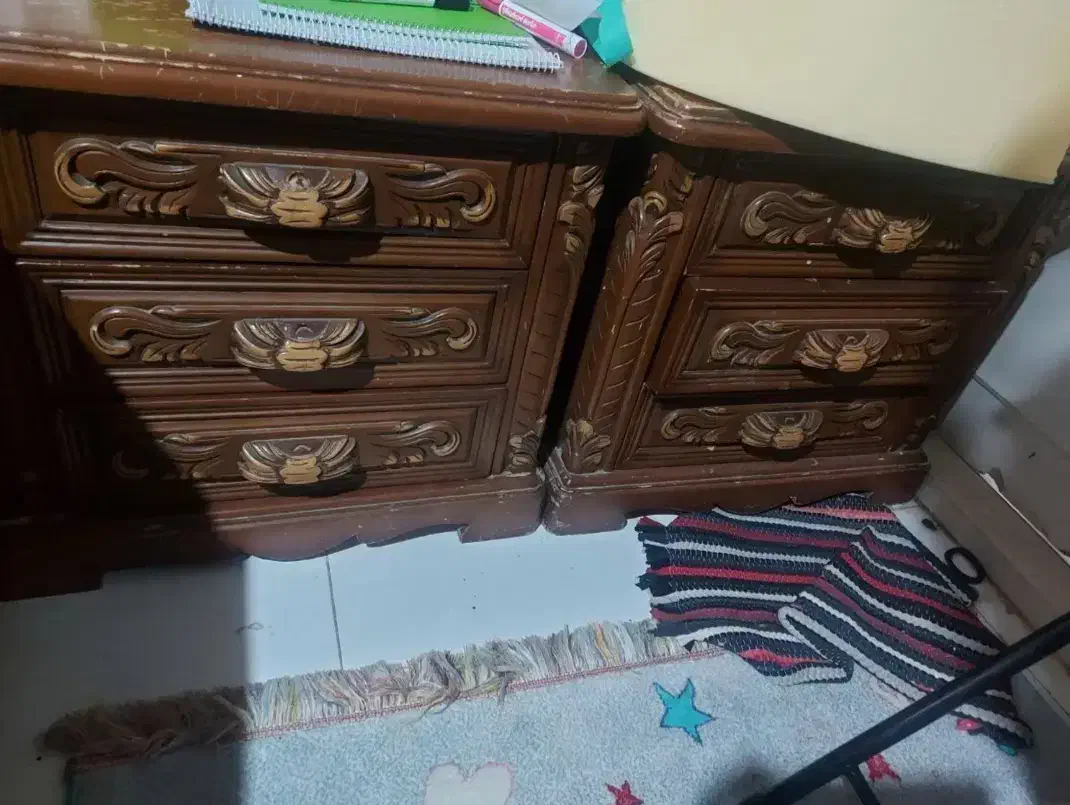 تخت خواب دونفره بدون تشک|تخت و سرویس خواب|بومهن, |دیوار