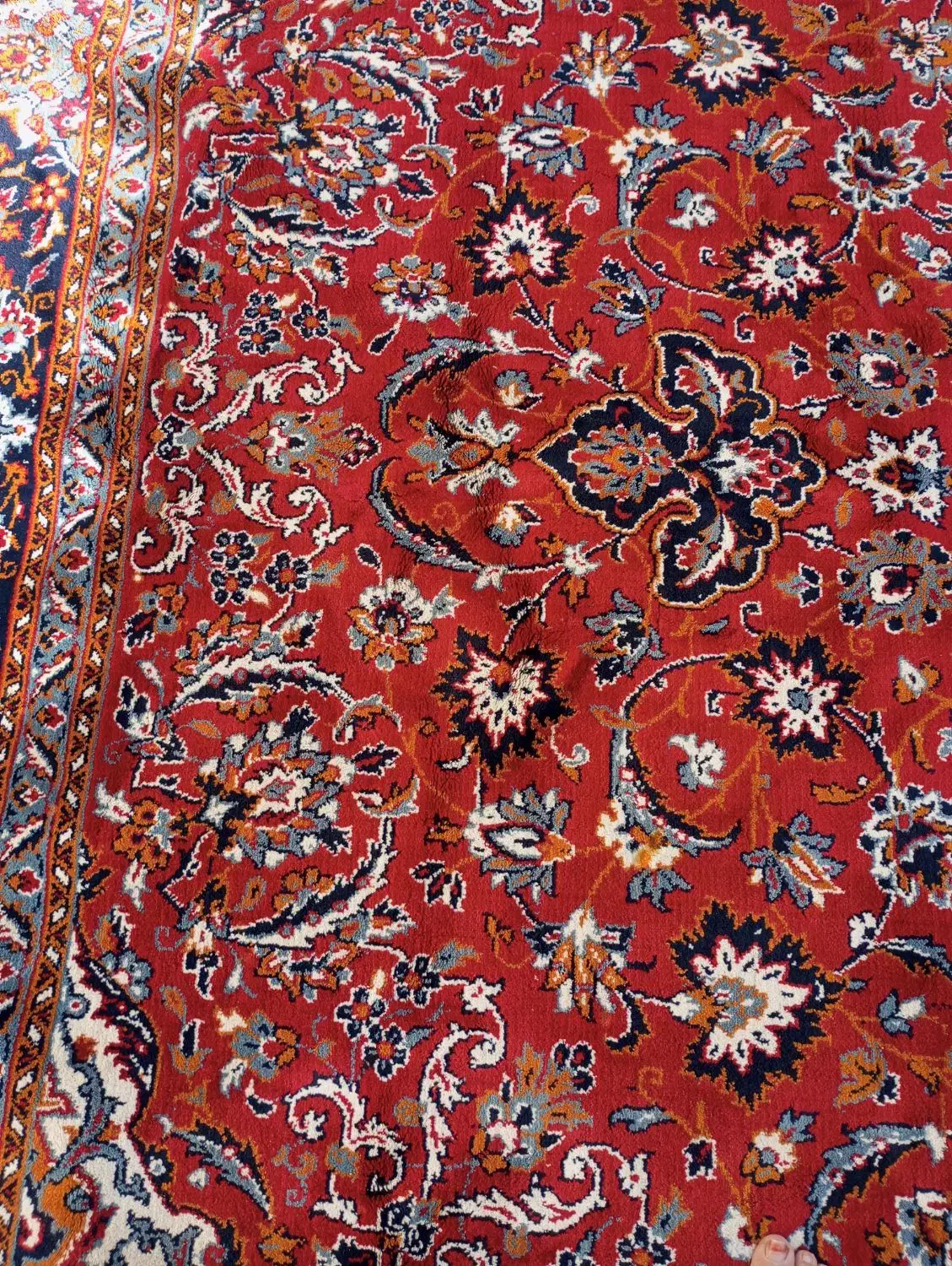 فرش کناره گلیم فرش|فرش|خمین, |دیوار