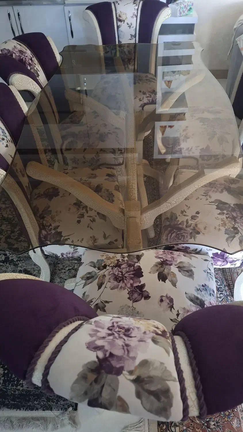 میز ناهارخوری ۶ نفره|میز و صندلی غذاخوری|مرودشت, ثبت احوال|دیوار