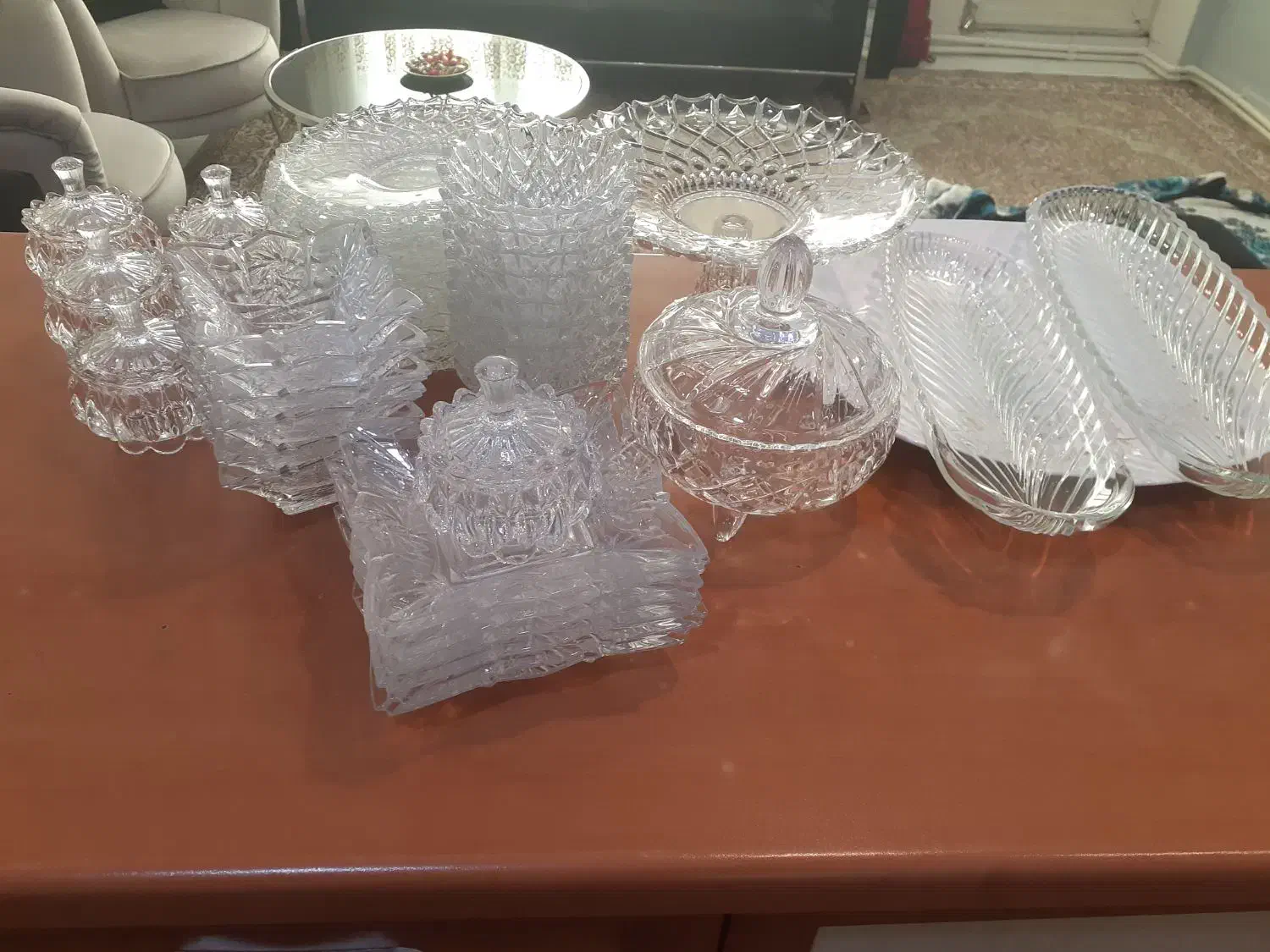 کریستال|ظروف سرو و پذیرایی|کرج, شهرک جهان‌نما|دیوار