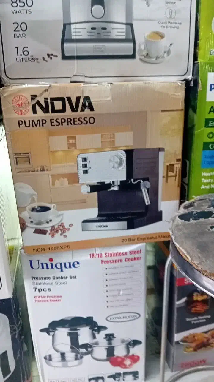 اسپرسو و قهوه ساز تمام استیل نوا|سماور، چایساز، قهوهساز|بیرجند, |دیوار