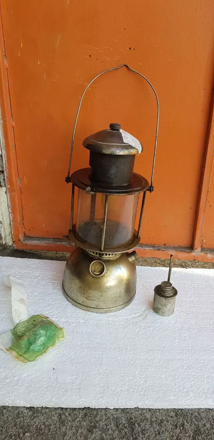 چراغ قدیمی توری هاساگ اصل نفتی|کلکسیون اشیاء عتیقه|همدان, |دیوار