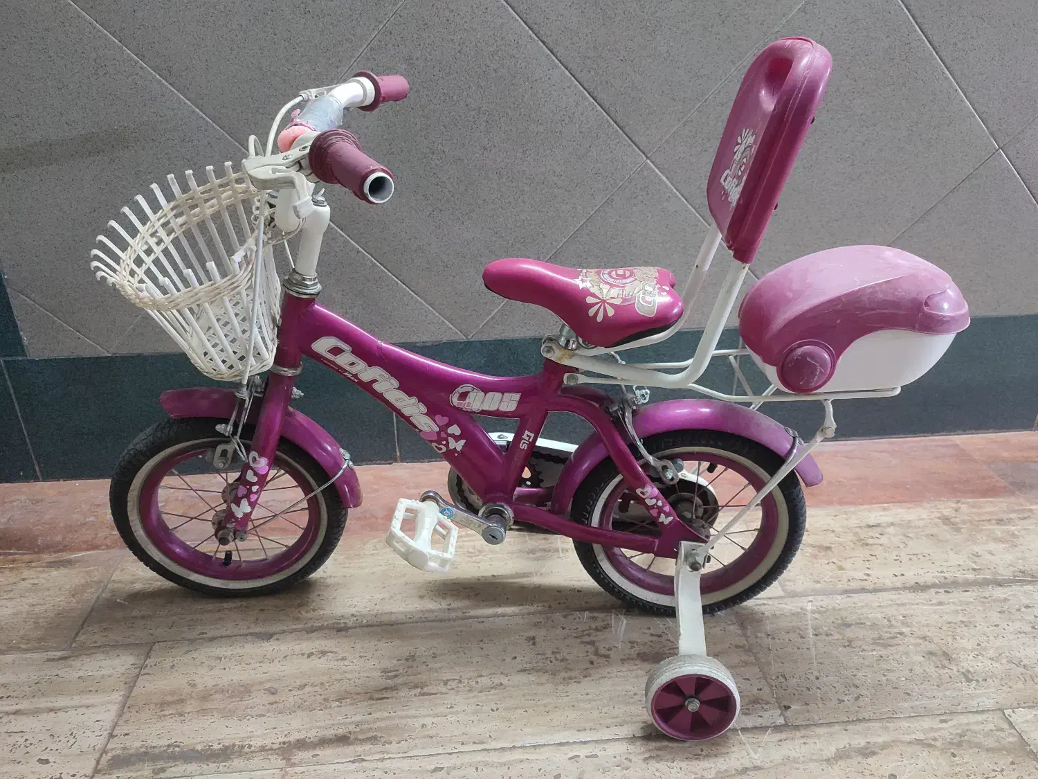 دوچرخه دخترانه سایز ۱۶|دوچرخه، اسکیت، اسکوتر|قم, زنبیل آباد|دیوار