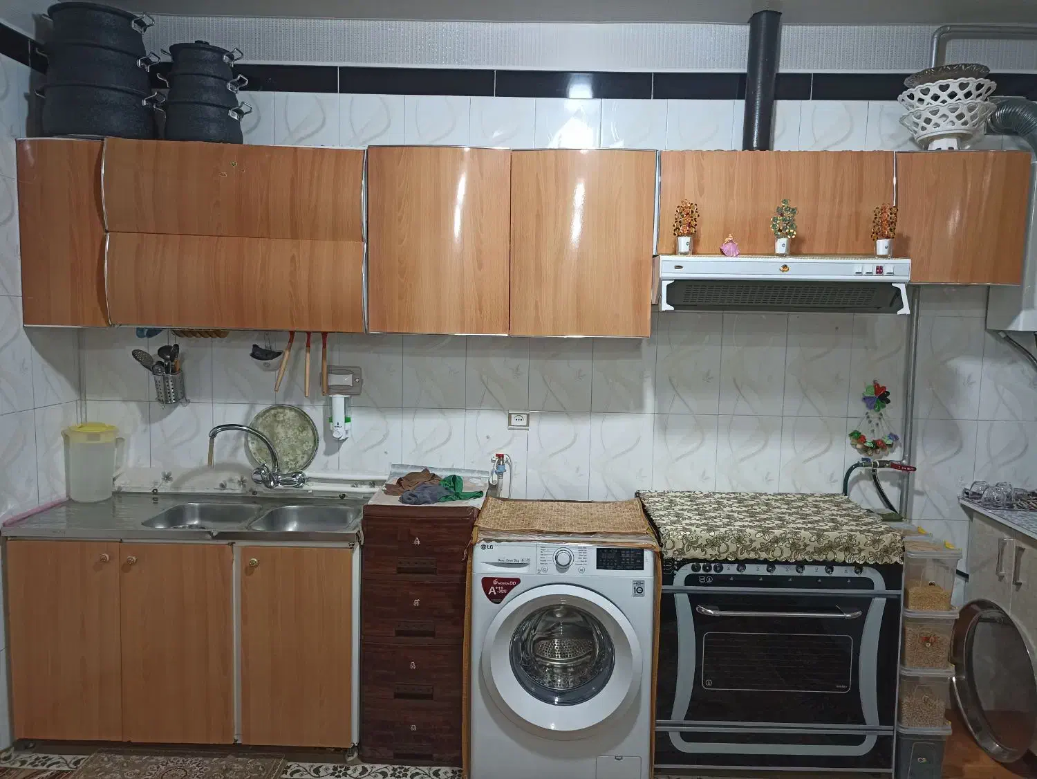 فروش کابینت و گاز  در حد نو|اجاق گاز و لوازم برقی پختوپز|بانه, |دیوار