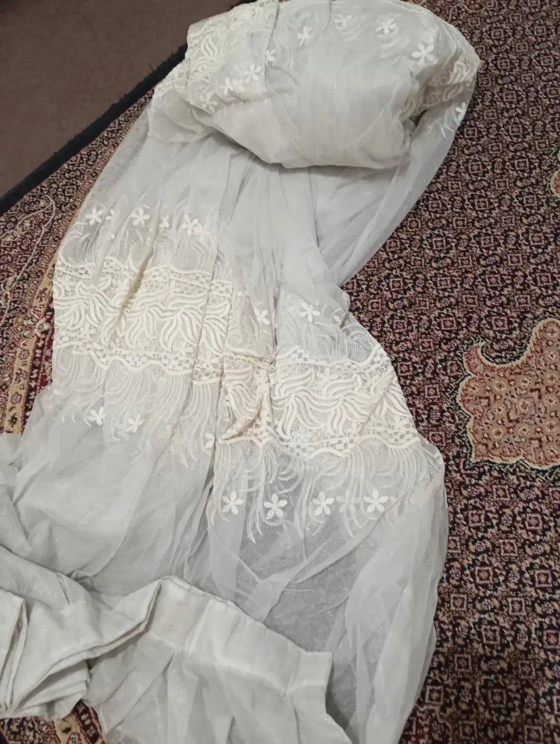 پرده گل پنبه ای|پرده، رانر، رومیزی|جوانرود, |دیوار