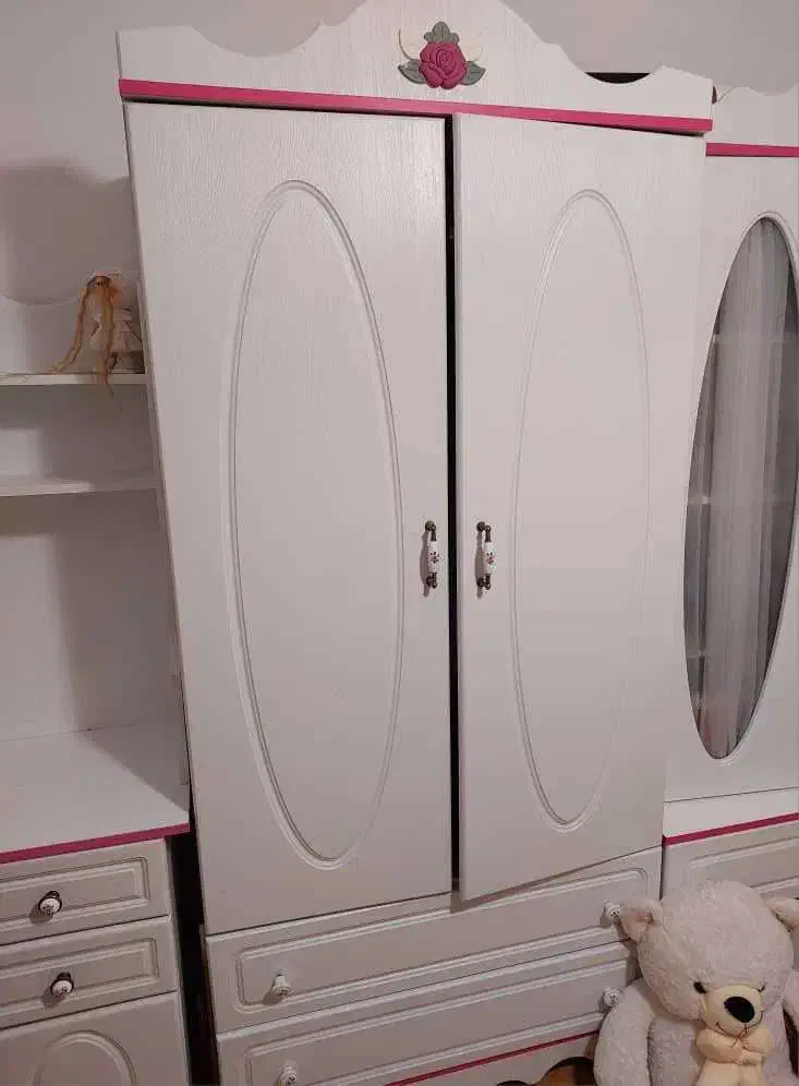 لوازم اتاق خواب دخترانه|تخت و سرویس خواب|اسلامشهر, شهرک واوان|دیوار