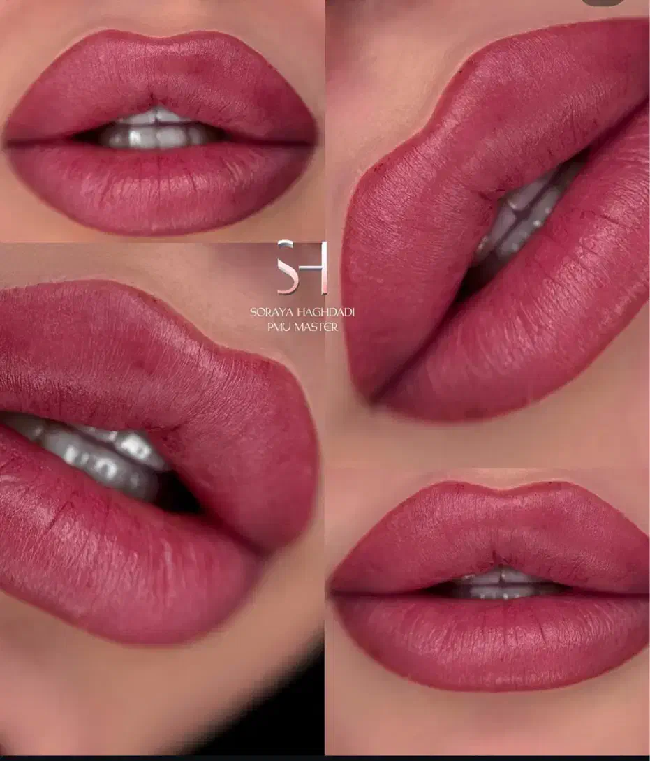 رژ لب دائم مخملی به روش روسی|خدمات آرایشگری و زیبایی|اردبیل, |دیوار